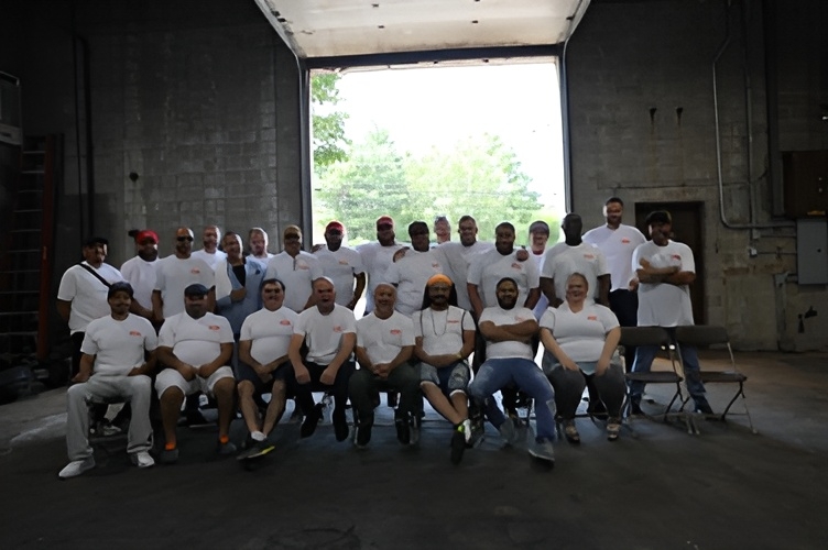 The MSM Transport team at the Hartford facility